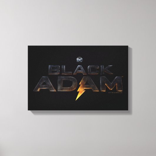 Black Adam Theatrical Logo Canvas Afdruk (Voorkant)