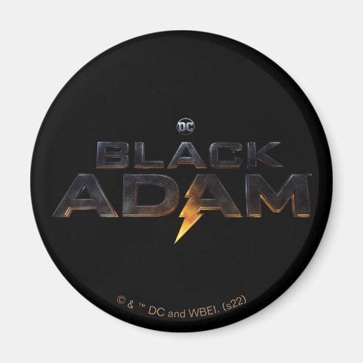 Black Adam Theatrical Logo Magneet (Voorkant)