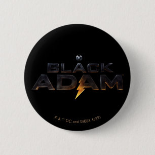 Black Adam Theatrical Logo Ronde Button 5,7 Cm