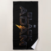 Black Adam Theatrical Logo Strandlaken (Voorkant)