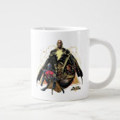 Black Adam Triangular Group Graphic Extra Grote Beker (Rechts)