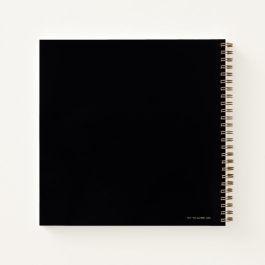 Black Adam Triangular Group Graphic Notitieboek (Achterkant)