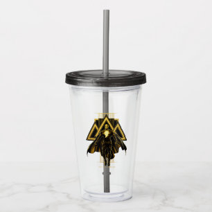 Black Adam Triangular Pillar Graphic Acryl Drinkbeker