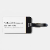 Black Adam Triangular Pillar Graphic Bagagelabel (Achterkant horizontaal)