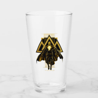 Black Adam Triangular Pillar Graphic Glas