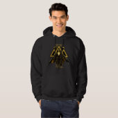 Black Adam Triangular Pillar Graphic Hoodie (Voorkant volledig)