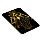 Black Adam Triangular Pillar Graphic Magneet (Rechterzijde)