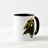 Black Adam Triangular Pillar Graphic Mok (Voorkant rechts)