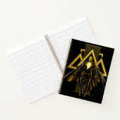 Black Adam Triangular Pillar Graphic Notitieboek (Binnen)