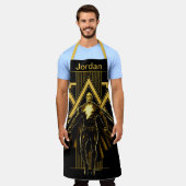 Black Adam Triangular Pillar Graphic Schort (Gedragen)
