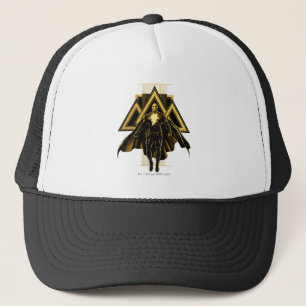 Black Adam Triangular Pillar Graphic Trucker Pet