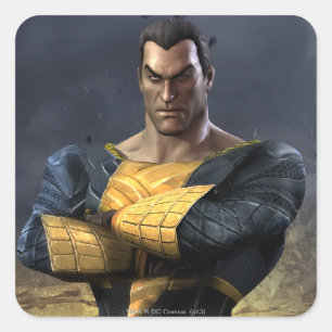 Black Adam Vierkante Sticker