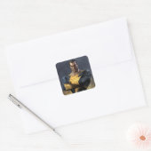 Black Adam Vierkante Sticker (Envelop)