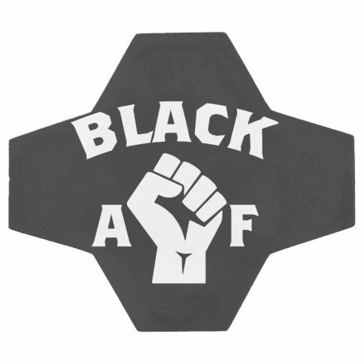 Black AF Protest Fist Voetbal (Enkel)