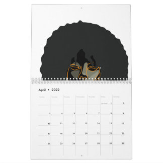 Black African American Woman Portrets Calendar Kalender