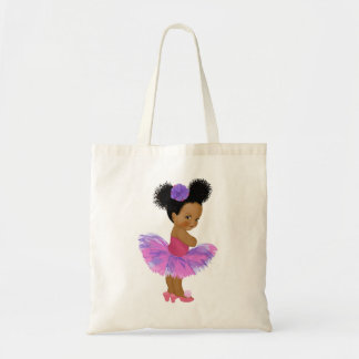 Black African Baby Girl Tutu Canvas tas