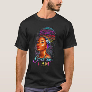 Black African Ebony Blessed Queen Empower T-shirt