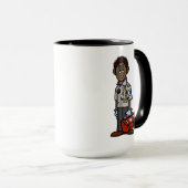 Black African EMS Nom de paramètre Mug (Devant droit)