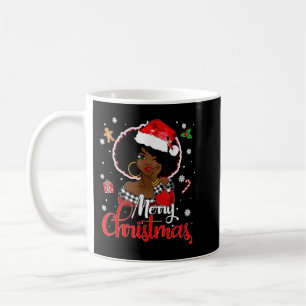 Black African Girl American Melanin-kerstzant Koffiemok