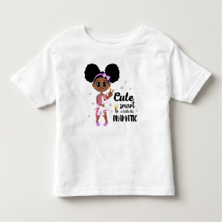 Black Afro Puffs Sassy Girl Cute Smart Dramatic Kinder Shirts