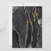 Black Agate Gold First Heilige Communie Kaart (Achterkant)