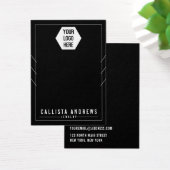 Black Ajouter votre logo plusieurs collier carte d (Bureau)