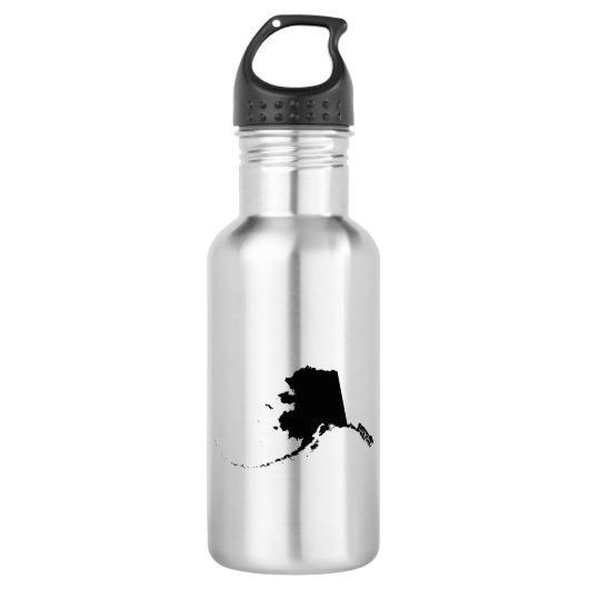 Black Alaska Shape Waterfles (Voorkant)