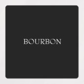 Black Alcohol Custom Labels (Design 1)