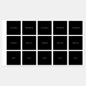 Black Alcohol Custom Labels (Vel)