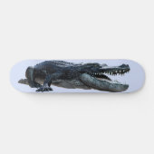 Black Alligator Crocodile Skateboard (Horizontaal)