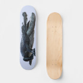 Black Alligator Crocodile Skateboard (Voorkant)