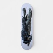 Black Alligator Crocodile Skateboard (Voorkant)