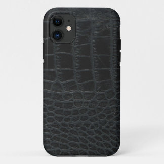 Black Alligator Skin iPhone 5 Hoesje