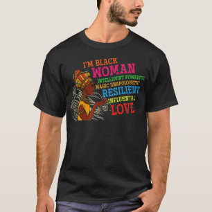 Black American Pride Gift Black Hist T-shirt