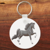 Black American Saddlebred Sleutelhanger (Voorkant)