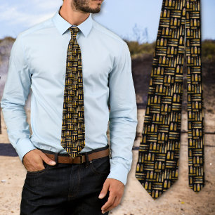 Black Ammo Bullets Cartridges Pattern Stropdas