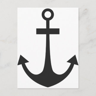 Black Anchor Briefkaart