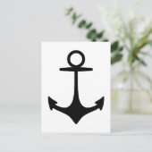 Black Anchor Briefkaart (Staand voorkant)