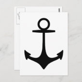Black Anchor Briefkaart (Voorkant / Achterkant)