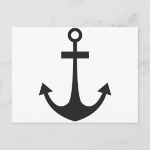 Black Anchor Briefkaart