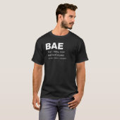 Black and Educated BAE T-shirt (Voorkant volledig)