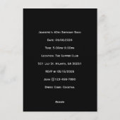 Black and Gold Art Deco Invitation (Dos)