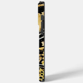 Black and Gold Butterflies - Gepersonaliseerde naa Case-Mate iPhone Case (Achterkant / Links)