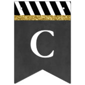 Black and Gold Class of 2023 Photo Afstuderen 2023 Vlaggetjes (Derde vlag)