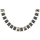 Black and Gold Class of 2023 Photo Afstuderen Bunt Vlaggetjes (Alle)