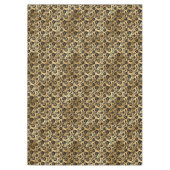 Black and Gold Damask Patroon Tafelkleed (Voorkant)