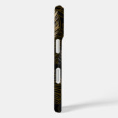 Black and Gold Feather Printed iPhone / iPad case (Achterkant / Rechts)