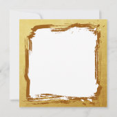 Black and Gold Gazelle | Blank Kaart (Achterkant)