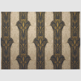 Black and Gold Pattern Decoupage  Tissuepapier