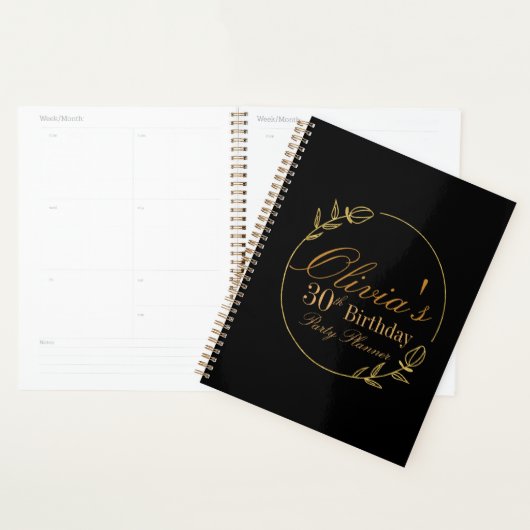 Black and Gold Personalized (Devant avec enveloppe)